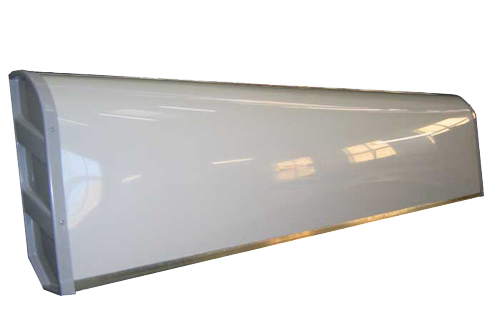 Dak zwaailamp / lichtbalk - ORANJE - 24 LED - 12 / 24V - 28cm 