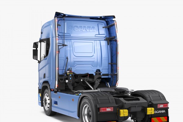 RVS lichtstrips tbv zijspoilers Scania NextGen S-serie