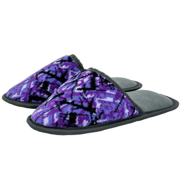 Danish fabric slippers - Purple