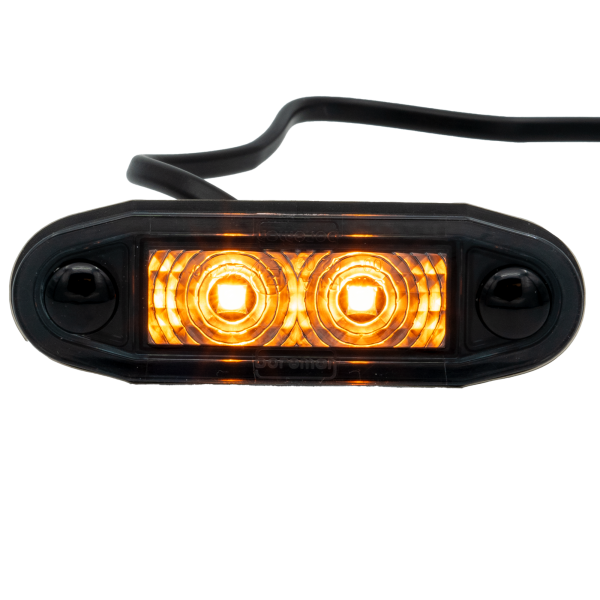 Boreman Easy-Fit LED Position Light - Amber (smoke lens)