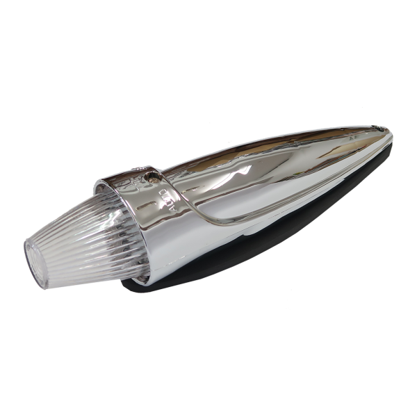 Toplamp LED Torpedo Chroom - Helder