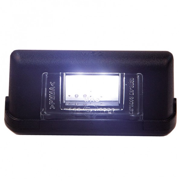 Kentekenplaatlicht 3 LED 12-24V - Zwart