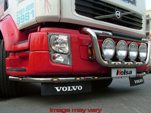 LoBar RVS Volvo FL AF 2007 - 5 Witte & 2 Amber LED
