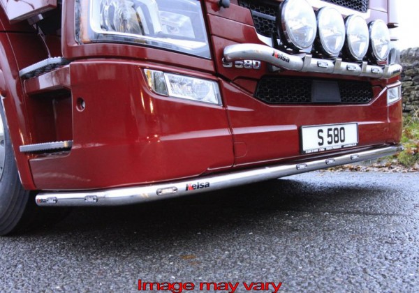 LoBar RVS Scania R&S NEXTGEN LAGE BUMPER - 5 Witte & 2 Amber LED