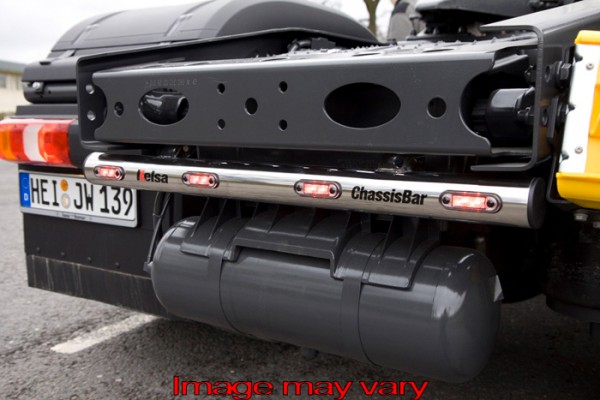 ChassisBar RVS MB ACTROS 2012+ - 4 Rode LED