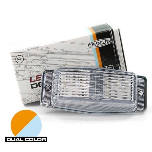 LED dubbelbrander 24V - Dual colour - clear