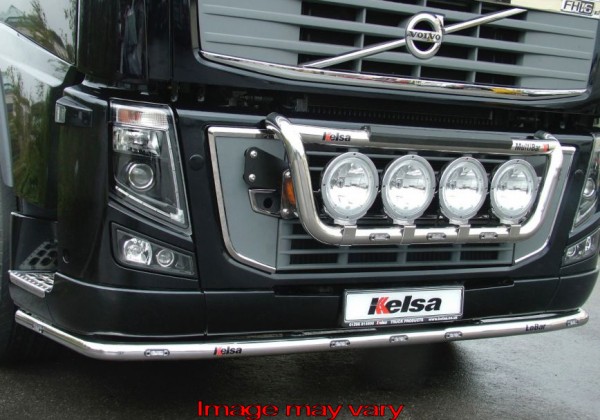 LoBar RVS Volvo FM/FH2&3 - 5 Witte & 2 Amber LED
