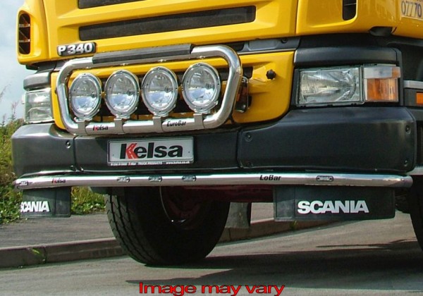 LoBar RVS Scania R Serie TOT 11-2009 CONSTR. BUMPER - 5 Witte LED