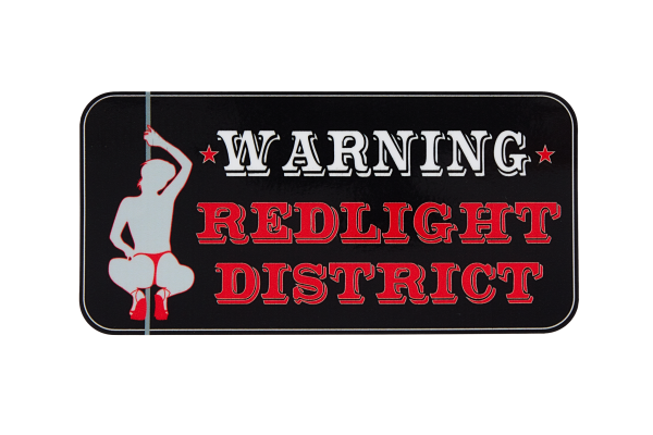 Pin - Warning Redlight District