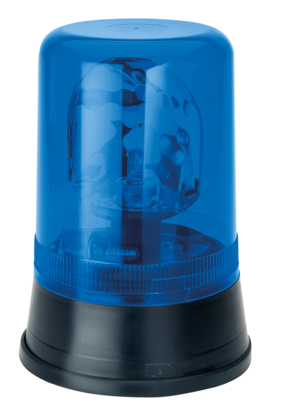 AEB "595" zwaailamp 24V - blauw lampglas