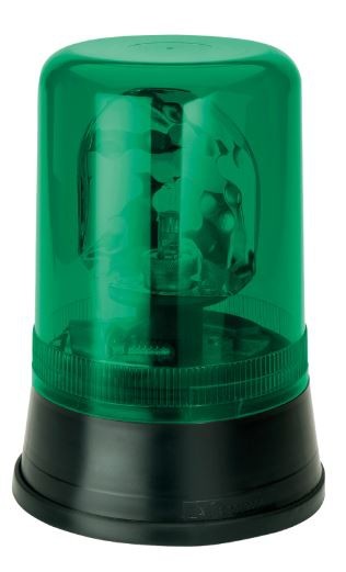 AEB "595" zwaailamp 24V - groen lampglas