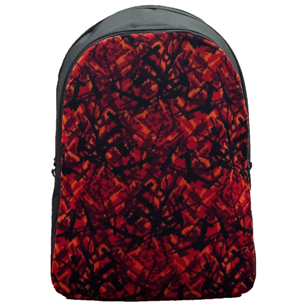 Backpack + Front in Danish Fabric Red