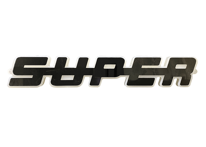 SUPER logo LED 24V "Amber"