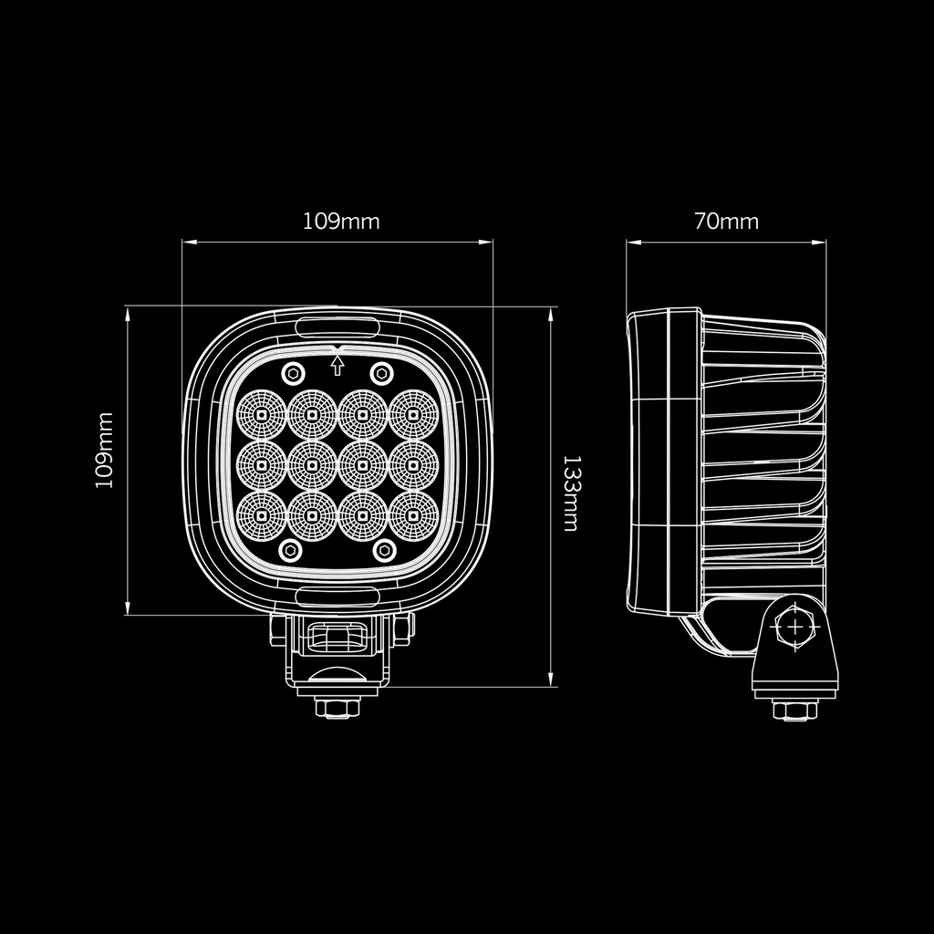 President 2.0 LED work light 51W