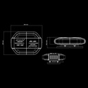 Cruise Light LED Roof Bar - 165mm