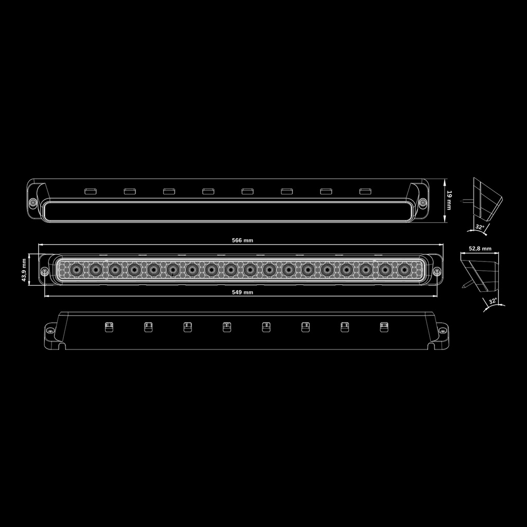 Nuuk E-Line Scene Light 80W