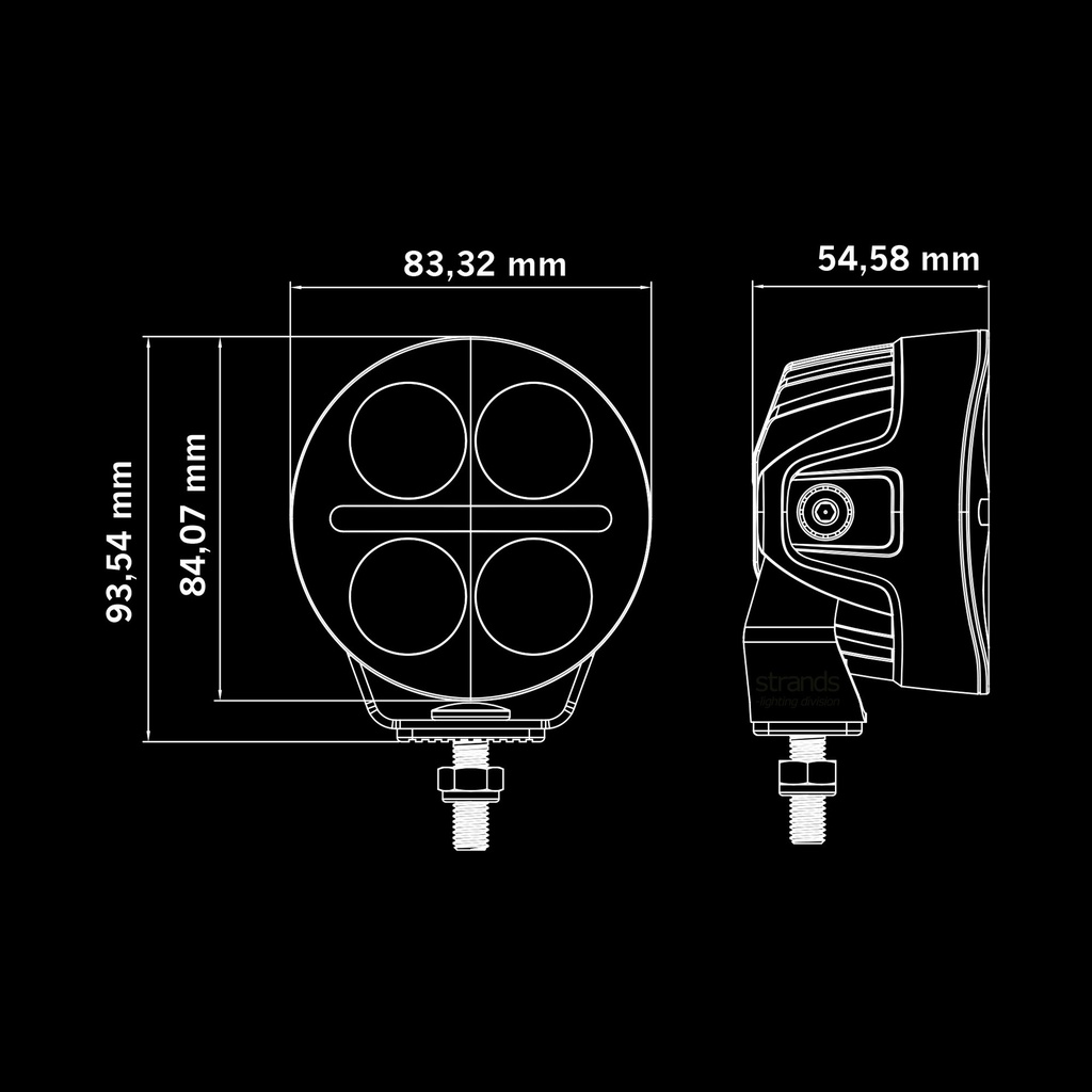 Nuuk D-Line QB Driving Light 3" (copy)