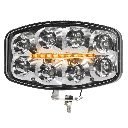 Delta LED Spotlight oval with LED Position Light