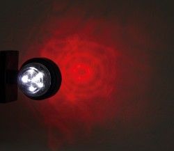 Viking LED-unit red 12-24 V red glass