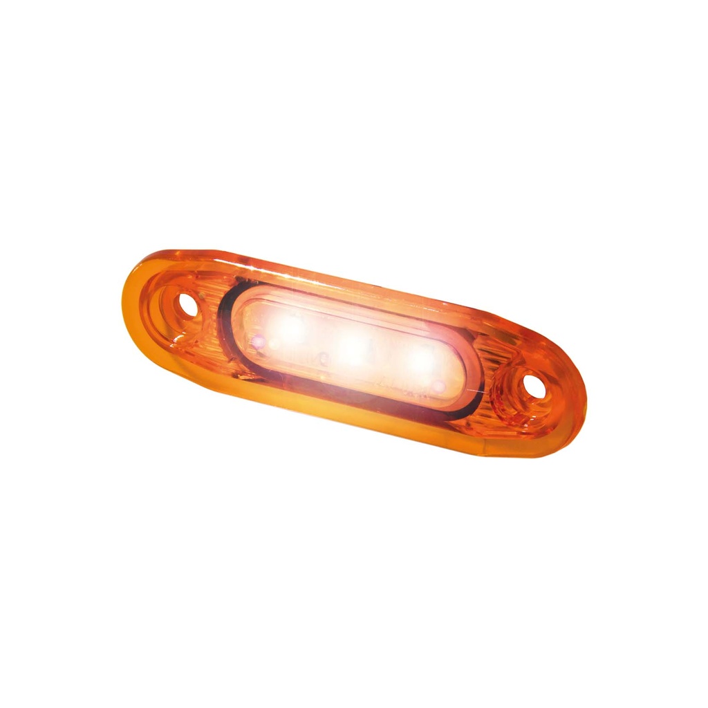 SLD marker lights 3-LED orange 12-24v