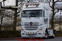 SideBars St. Steel - Mercedes B Actros MP4 Wb 3700mm 2011+ - 6 Amber LED