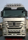 VisorBar Aluminum MB ACTROS MP3 MEGA SPACE - 5 Amber LED