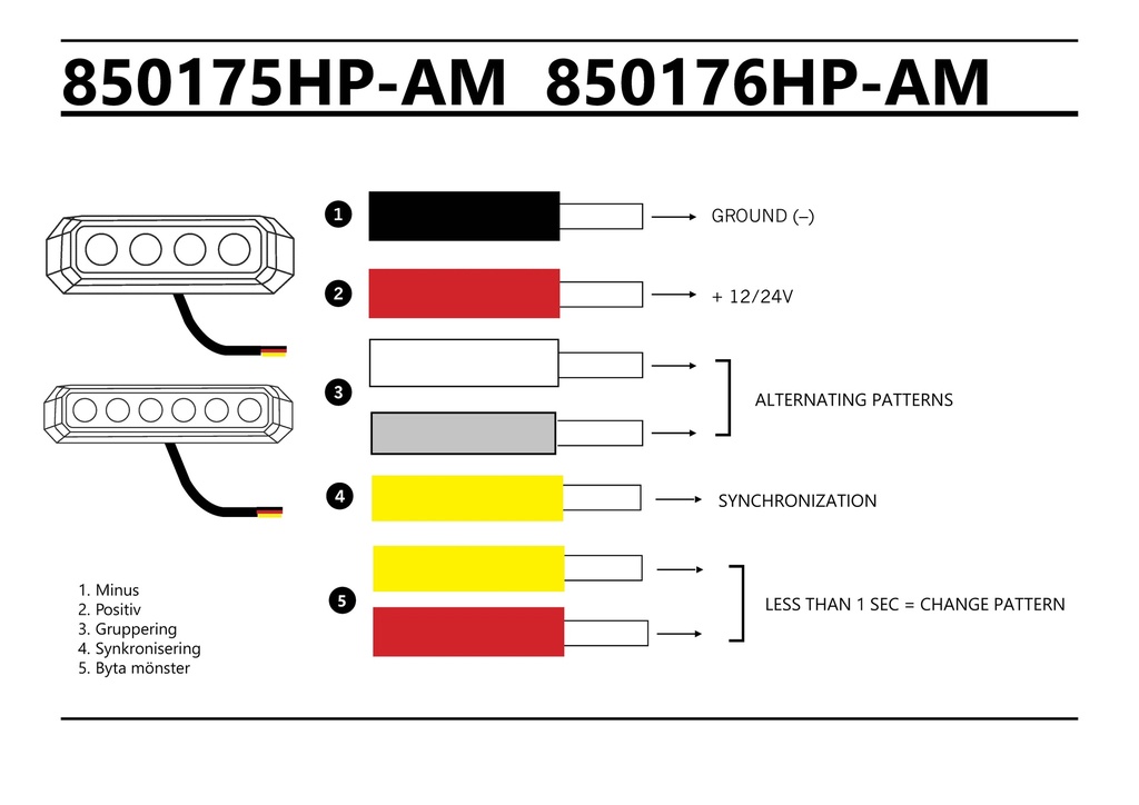 Strobe light 4 LED's