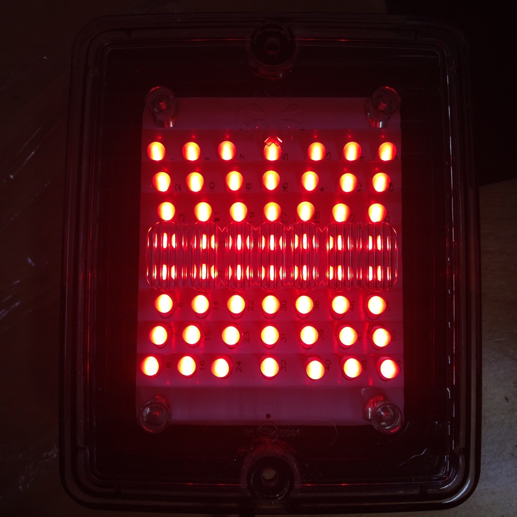 IZELED - Tail light with clear lens