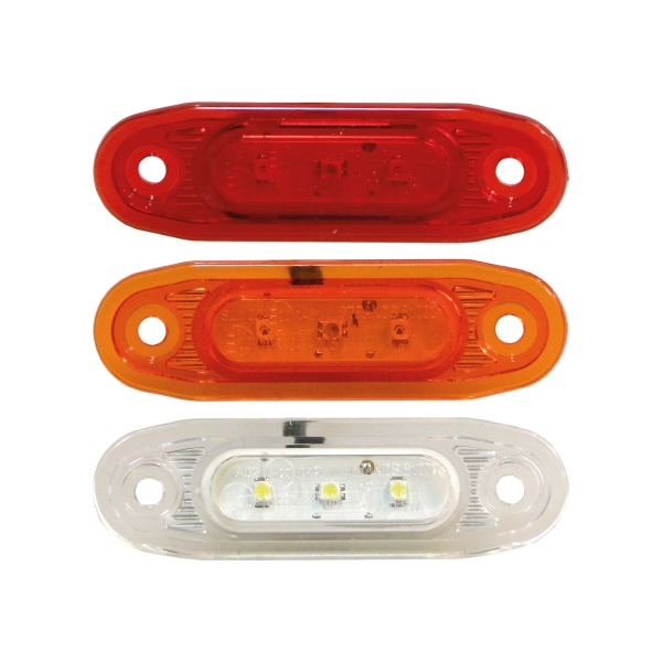 SLD marker lights 3-LED white 12-24v