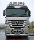 VisorBar St. Steel MB ACTROS MP3 MEGA SPACE - 5 White LED