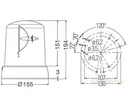 Rotating beacon Hella 24V KL7000F