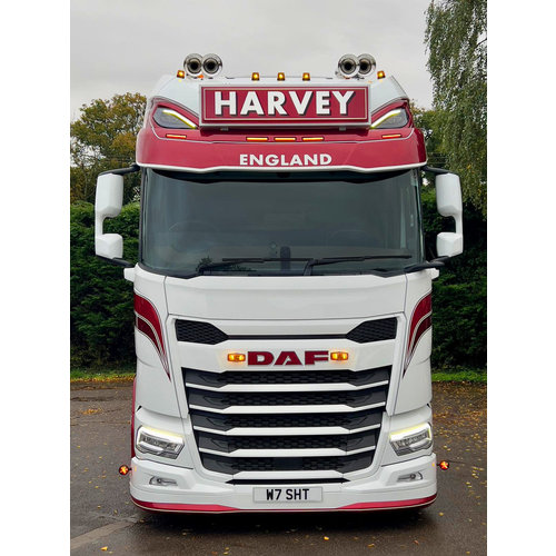 Sun Visor DAF XF/XG - 5 Lightholes