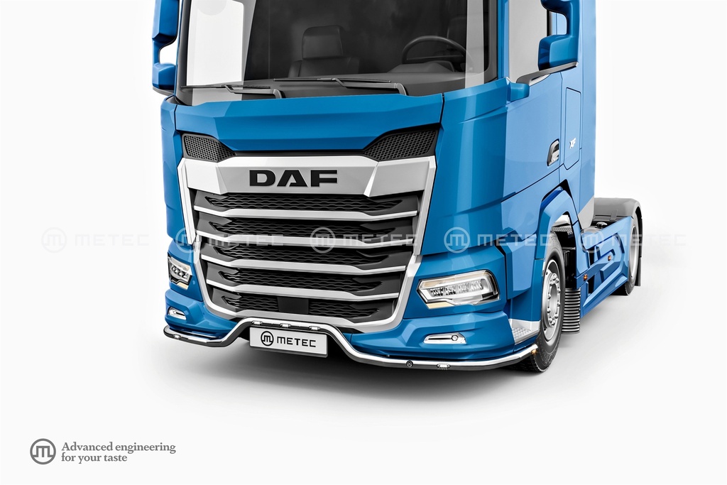 St. Steel Spoilerbar "K-Liner" - DAF XF/XG/XG+ (2021+) Incl. 5 white and 2 orange LED's