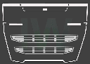 St. Steel grill contour Volvo FH4 (outlines)