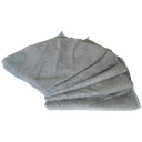 Set (5 Pieces) Microfibre Cloths - Light Grey