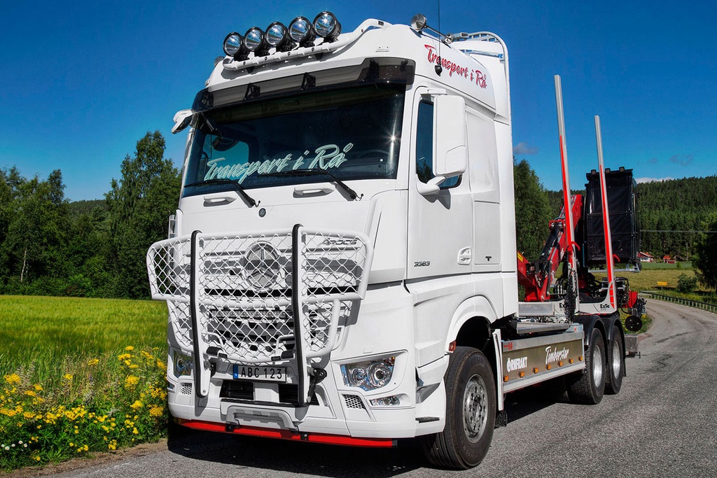 Trux Bullbar Offroad Mercedes Actros 2012 Big/Giga & Streamspace 2500 (B47-1)