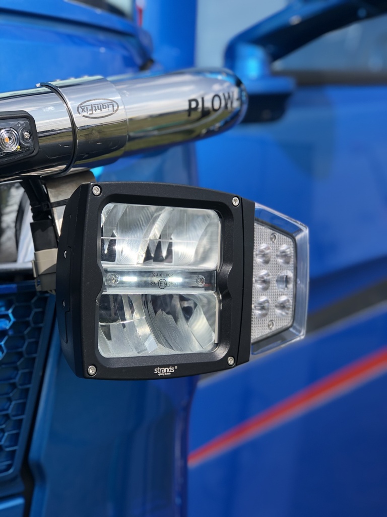 LED SNOW PLOUGH SPOTLIGHT WITH INDICATOR