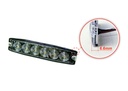 6-LED Ultra Thin Strobe white 12V/24V