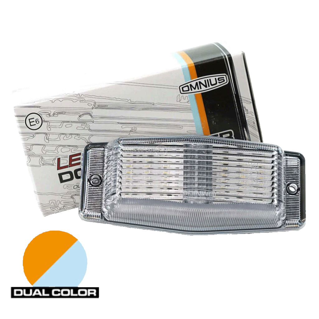 LED dubbelbrander 24V - Dual colour - clear