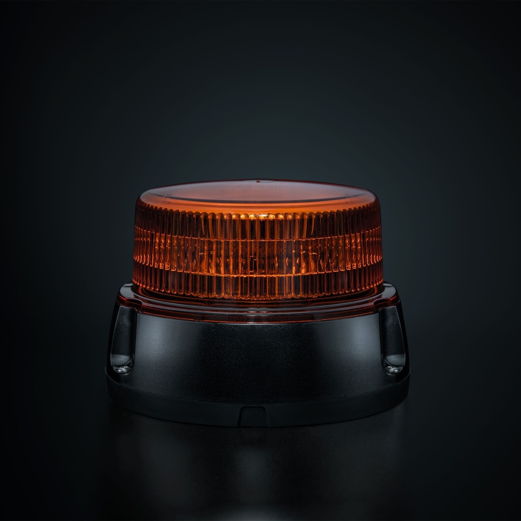 AMBER LED ZWAAILAMP 12-24V - Ã˜162MM