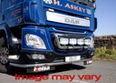 Aluminium LoBar voor DAF CF Euro 6 - 7 Oranje LEDs