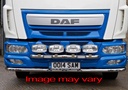 Aluminium LoBar voor Daf LF Euro 6 - 5 Witte + 2 Oranje LEDs