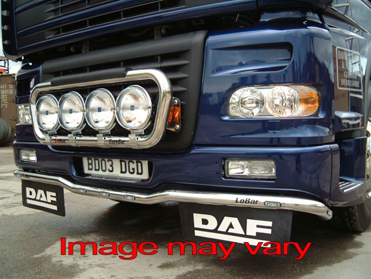 RVS LoBar voor DAF XF95 - 7 Oranje LEDs