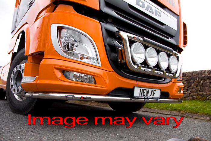 RVS LoBar voor Daf XF106 - 7 Oranje LEDs