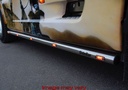 RVS SideBars voor DAF XF95 2003+ WB3800mm - 5 Oranje LEDs