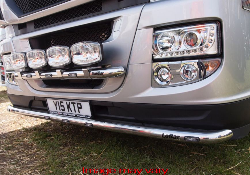 Alu. LoBar with 5 WHITE led Iveco Stralis Euro6