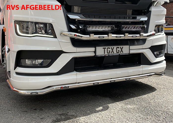 Aluminium LoBar TGX met 7 oranje led