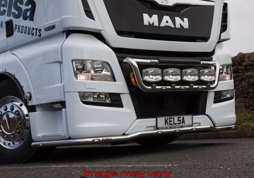 Alu. LoBar MAN TGX EURO 6 with 7 amber led