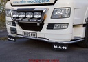 TGX LOBAR MET 11 ORANJE LED'S RVS