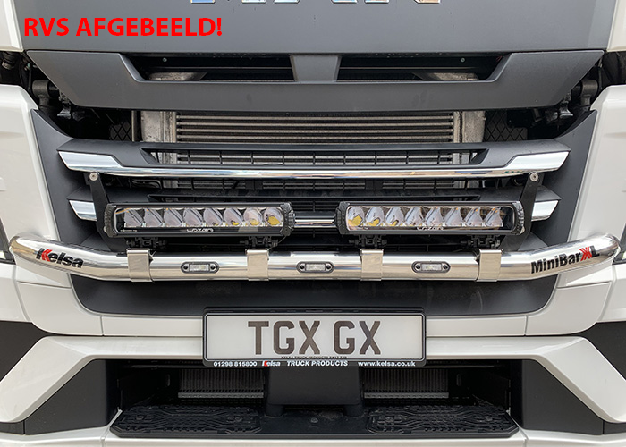 Aluminium MiniBar XL MAN 2020 TGX GX / GM cabine met kunstof bumper